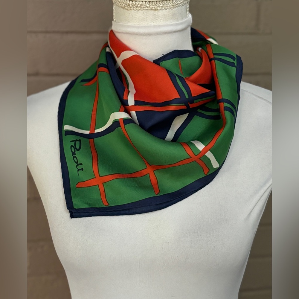 Vintage 1960’s Modernist Scarf
